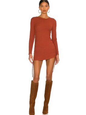 NWT BB Dakota #1 Crush Mini Dress Rust M
